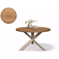 AEA Rund Küche Esstisch Couchtisch Farbe Braun Stil Modern Holz 140cm