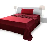 Markenlos Bettwäsche Set 100% Baumwolle - Rosa