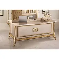 AEA Luxus Schreibtisch Tisch Büro Office Antik Stil Barock Rokoko Schreibtische