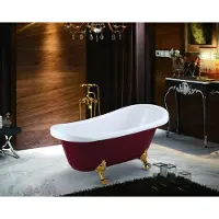 Xl Moebel Gmbh Badewanne Wanne Standbadewanne Freistehende Rot Moderne Bad Badezimmer