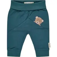 Sterntaler Stoffhose "Hose Bär", Jungen, Gr. 80, EURO, blau (tiefseegrün), Hosen Stoffhose