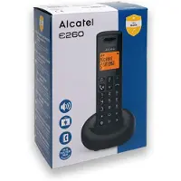 Alcatel E260 Schnurloses DECT-Telefon schwarz