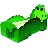 AEA Dino Groß Bett mit Matratze Kinderbett Kinderzimmer Kinder Zimmer Betten Holz