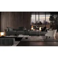 AEA Big Sofa 2 Sitzer + Chaiselounge Luxus Leder Eckcouchen Eck Polster Garnitur