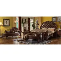 AEA Doppelbett Bett Ehebett Luxus Betten Barock Rokoko Antik Stil Chesterfield
