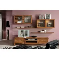 Xl Moebel Gmbh Designer Wohnzimmer 4x Wandschränke Braun Lowboard 7tlg. Wohnwand
