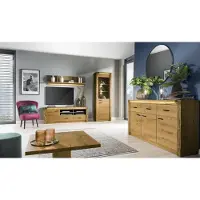 Xl Moebel Gmbh Wohnzimmer TV-Lowboard s Einrichtung Komplett Wohnwand Set 4tlg