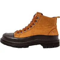 Art Unisex. 1189511SH003_023 Stiefelette 1895 Birmingham braun (37), Stoff, Wohnung, Schnürsenkel, Lässig