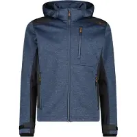 CMP Man Jacket Zip Hood Avio Mel. Avio Mel. 56