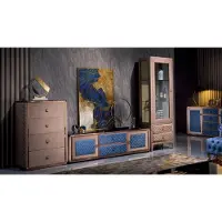 AEA Kommode Schrank Schlaf Wohn Zimmer Kommoden Schränke Möbel Modern Stil Holz 2tlg