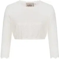 Nübler Dirndlbluse Langarm Julia in Creme | Gr.: 42