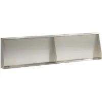 vidaXL Stützmauer 2 stk. 80 x 12 x 40 cm Edelstahl Silber