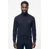 FYNCH-HATTON Rollkragenpullover mit Logostickerei