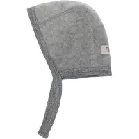 Huttelihut - Kid's Bonnet Wool Fleece - Mütze Gr 50 cm - 12-24 Months grau