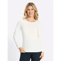 Sieh an! Langarm-Shirt in ecru | Gr.: 42