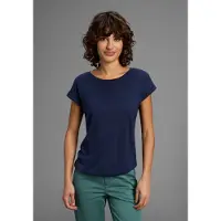 Flashlights Rundhalsshirt Kurzarm, Saum mit Gummibund, Rundhalsausschnitt