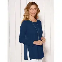 Sieh an! Longshirt in marine | Gr.: 40