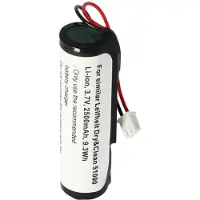 AccuCell Akku passend für Leifheit Dry&Clean 51000, Li-Ion, 3,7V, 2500mAh, 9,3Wh