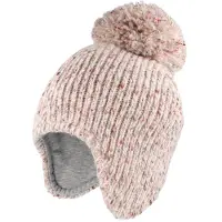 Maximo - Girl's Inkamütze m. Pompon - Mütze Gr 49-51 cm rosa