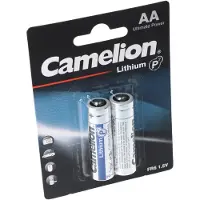 Camelion Lithium Batterie AA, Mignon, FR6, 1,5V, 2er-Blister