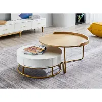 AEA Couchtisch Tisch Beistellitsch Kaffeetisch Couchtische Luxus Holz Modern