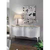 AEA Sideboard Kommode Wohnzimmer Holz Modern Weiß Luxus Schränke Design