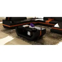 AEA Luxus Couchtische Polser Leder Designer Wohnzimmer Beistelltisch Tisch Tische