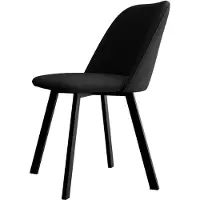 Mirjan 24 Stuhl K109, Elegante Wohnzimmerstühle, Polsterstuhl, Komfortable Stuhl mit Stahlkonstruktion (Farbe: Uttario Velvet 2980, Füße: Schwarz)
