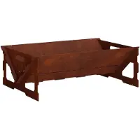 vidaXL Feuerstelle Rostoptik 60 x 40 x 20 cm Wetterfeststahl