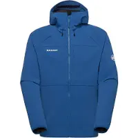 Mammut - Ultimate Comfort Softshell Hooded Jacket - Softshelljacke Gr M blau