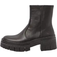 Art für Damen. 113741101003_001 Lederstiefeletten 1374 schwarz (42), 3 bis 5 cm, Reißverschluss, Lässig