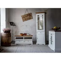 Xl Moebel Gmbh Wohnwand Vitrine Landhaus Designer Möbel 3tlg. Set Kommode RTV Sideboard Holz