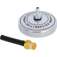 AKF Fahrzeugteile GmbH Tankdeckel mit Entlüftungsventil "Simme Ballern", Gold/Chrom - für Simson S50, S51, SR50, SR80, KR51 Schwalbe, SR4 Vogelserie - IWL
