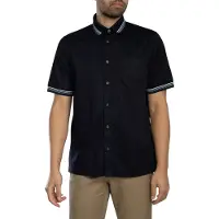 Armani Exchange für Herren. XM002110AF22640UB101 Informelles Poloshirt marineblau (M), Lässig, Baumwolle, Kurzarm
