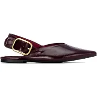 Xti für Damen. 14639902-BURDEOS Schuhe 146399 weinrot (41), Wohnung, Schnalle, Lässig, Kastanienbraun