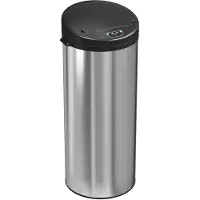 HOMCOM Sensor Mülleimer 55L Berührungsloser Abfalleimer mit Soft-Close-Deckel