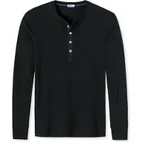 Schiesser Freizeit Langarmshirt Revival Karl-Heinz schwarz Herren