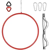 StarTech.com Aerial Hoop - Luftakrobatikring mit Einpunktaufhängung - Durchmesser 85 cm - Tragfähigkeit 227 kg - Für Homegym, Tanz und Yoga