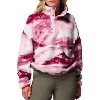 Columbia - Women's Helvetia II Printed Cropped Half Snap - Fleecepullover Gr XS bunt