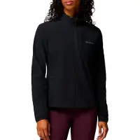 Columbia - Fleece warm und wasserabweisend mit Reißverschluss - Superior Summit Grid Full Zip Black für Damen - Größe S - schwarz