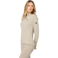 Super.natural W TUNDRA175 Zip 1/4 Bunny white pepper/various (Y42) L