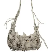 Desigual Stylische graue Damenhandtasche mit verstellbarem Schultergurt