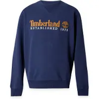 Timberland Mens Embroidered Logo BB Crew Sweatshirt naval academy S