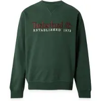 Timberland Mens Embroidered Logo BB Crew Sweatshirt sycamore L