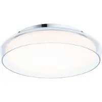 Paulmann Luena LED-Deckenlampe, IP44, chrom, Ø 35 cm