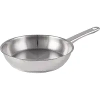 Cookinglife Edelstahl-Bratpfanne Superior - 20 cm Durchmesser - für alle Herdarten geeignet, ohne Antihaftbeschichtung -