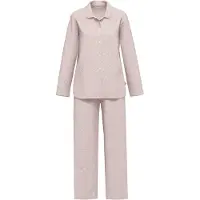 Seidensticker Schlafanzug "Damen Pyjama Lang bodywear", Damen, Gr. 38, rosa, Homewear-Sets Schlafanzug