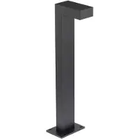 Brumberg 60006103 LED-Pollerleuchte 230 V AC, 50 Hz, 9 W, 3.000 K, IP65, rechteckig, graphit stru