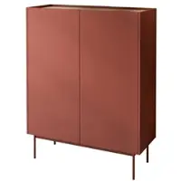 Lookway KOMMODE ESSENCE 2D KD97 Keramik Rot / Eiche Linea