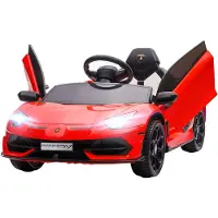 HOMCOM Elektroauto Elektrisches Kinderfahrzeug, Kinderauto inkl. Fernbedienung